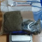Hachís decomisado por la Policía Local de Burgos a un joven de 20 años.