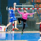 Daniel Santamaría, durante el partido contra Zaragoza.
