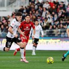 David González, durante el partido contra el Mirandés.