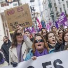 Instante de la manifestación del Día de la Mujer de 2026.