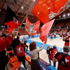 Imagen del partido entre el UBU San Pablo Burgos y el Cisne.