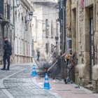 Imagen del lugar del incendio.