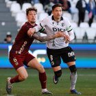 Imagen de Grego Sierra durante el partido contra el Leganés