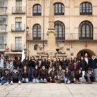 Los alumnos de San Antonio (Texas) conocen el patrimonio soriano acompañados de sus hermanos de Escolapios.