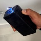 Táser artesanal incautada al detenido.