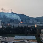 Imagen del lugar del incendio.
