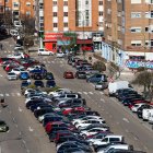 Zona de aparcamiento de la calle María Amigo, donde el PP proyectó un aparcamiento en altura que se desestimó por la oposición vecinal.