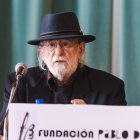 Pablo del Barco, durante la presentación de su fundación en Burgos.