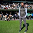 Ramis, antes del comienzo del partido contra el Córdoba.
