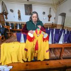 Preparación de las procesiones de Semana Santa en Sotillo de la Ribera
