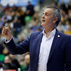 Fisac, durante el partido contra Valencia.