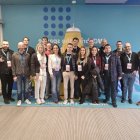 Foto de familia de los estudiantes de la UBU que participaron en Países Bajos en el programa de emprendimiento Center for Entrepreneurship.