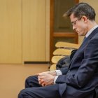 El exconcejal Julio Rodríguez-Vigil, durante el juicio por un presunto delito de prevaricación.