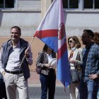Abogados y procuradores de Ponferrada se concentran ante la sede del Instituto Nacional de la Seguridad Social, para reclamar el desbloqueo de la Proposición no de Ley para la pasarela al Régimen Especial de Trabajadores Autónomos, Reta.