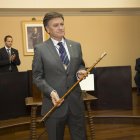 Imagen de archivo del año 2015. Francisco Vázquez, reelegido como presidente de la Diputación de Segovia.