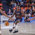 Imagen del partido entre Tizona y Obradoiro.