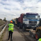 Obras para instalar firme sostenible en la BU-30.
