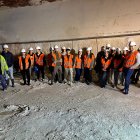 Docentes y alumnos refuerzan la formación práctica con un recorrido por la cantera histórica y una planta de elementos estructurales.