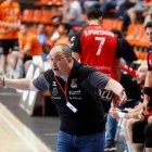 Imagen de Dani Gordo durante un partido.