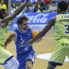 Neto, durante el partido contra Lleida.