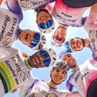 Imagen de los siete ciclistas del Burgos BH Burpellet.