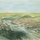 El Burgos 1851, imagen de una litografía Andrés Gersons.