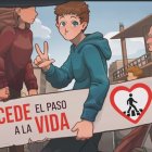 Detalle del cartel de la campaña, diseñado por Alba Marroquín Fuente.