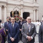 El alcalde de Valladolid, Jesús Julio Carnero, participa en la ofrenda floral y la posterior procesión en honor a San Pedro Regalado.