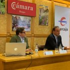 Ignacio Linares y José Carlos Díez, durante su intervención.