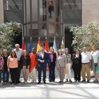 González Gago recibe a una docena de emigrantes llegada a CyL gracias al Programa Añoranza.