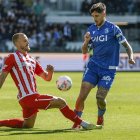 Fer Niño, durante el partido contra el Almería.