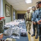 La Guardia Civil decomisa el primer alijo de fentanilo en Burgos junto a otras drogas.
