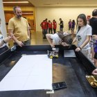 Instante de la final del ASTi Robotic Challenge celebrado en Burgos.