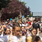 Instante de la Romería de la Virgen Blanca.