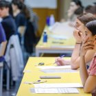 Imagen de alumnos en las pruebas de acceso a la universidad.