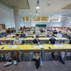 Imagen de alumnos en las pruebas de acceso a la universidad.