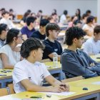 Imagen de alumnos en las pruebas de acceso a la universidad.