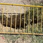 Tras la caída, la Guardia Civil colocó una valla en el agujero