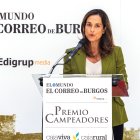 Adriana Ulibarri, en la segunda edición del Premio Campeadores.