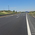 Imagen del firme rehabilitado de la BU-30.