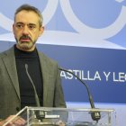 El portavoz de VOX en las Cortes de Castilla y León, David Hierro, en una imagen de archivo.