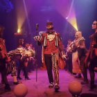 Instante del Circo del Pánico que ofrece el el Gran Circo Holiday en su sesión de noche.