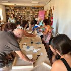 Imagen del primer taller desarrollado en Fuentespina