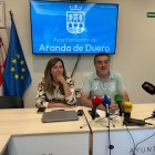 José Antonio Fuertes con la concejala Belén Esteban