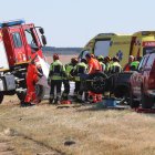 Cuatro fallecidos de una familia y una niña herida muy grave en un accidente en la A-67, en Herrera de Pisuerga (Palencia) La principal hipótesis sobre la causa del siniestro es una posible somnolencia del conductor.