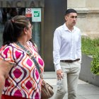 José Luis Novoa, a la salida del TSJCyL tras la revisión de los recursos por la muerte de Sergio Delgado.