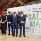 Los presidentes de las diputaciones de Salamanca, Javier Iglesias, y Valladolid, Conrado Íscar, participan en la presentación de Salamaq, la Feria del Sector Agropecuario y 37 Exposición Internacional de Ganado Puro.