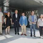 El delegado del Gobierno en Castilla y León, Nicanor Sen, visita las actuaciones finalizadas en la Casa de la Cultura de Valencia de Don Juan financiadas a cargo del Programa de Impulso a la Rehabilitación de los Edificios Públicos.