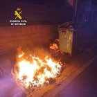 Detenido el presunto autor de varios delitos, entre ellos la quema de contenedores en el municipio de Toreno (León).