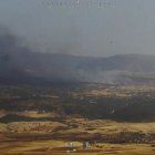 Incendio forestal en Navas de San Antonio (Segovia).